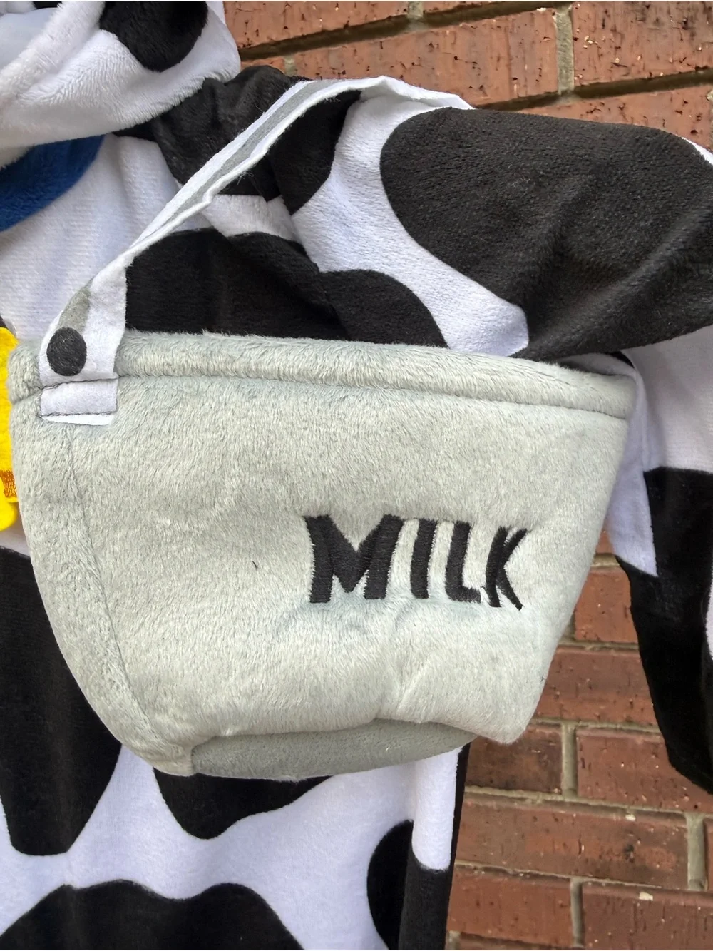 Spooktacular Creations Baby Cow Halloween Costume 18-24M Hood Tail Booties Pail